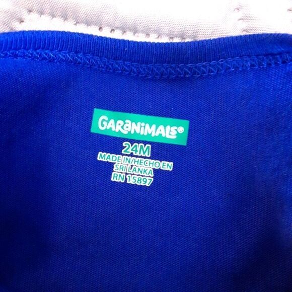 Garanimals Boy's‎ Sleeveless Onesie and Plaid Shorts Set, sz 24 mos - Picture 4 of 4